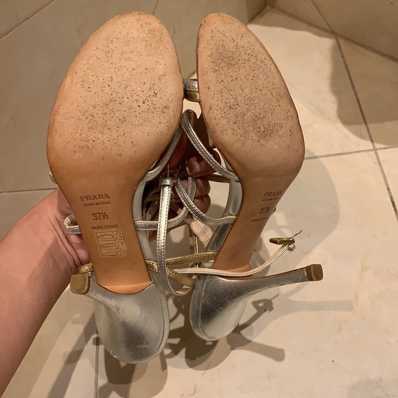 Womens prada sandals 4 inch - Picture 3 of 4